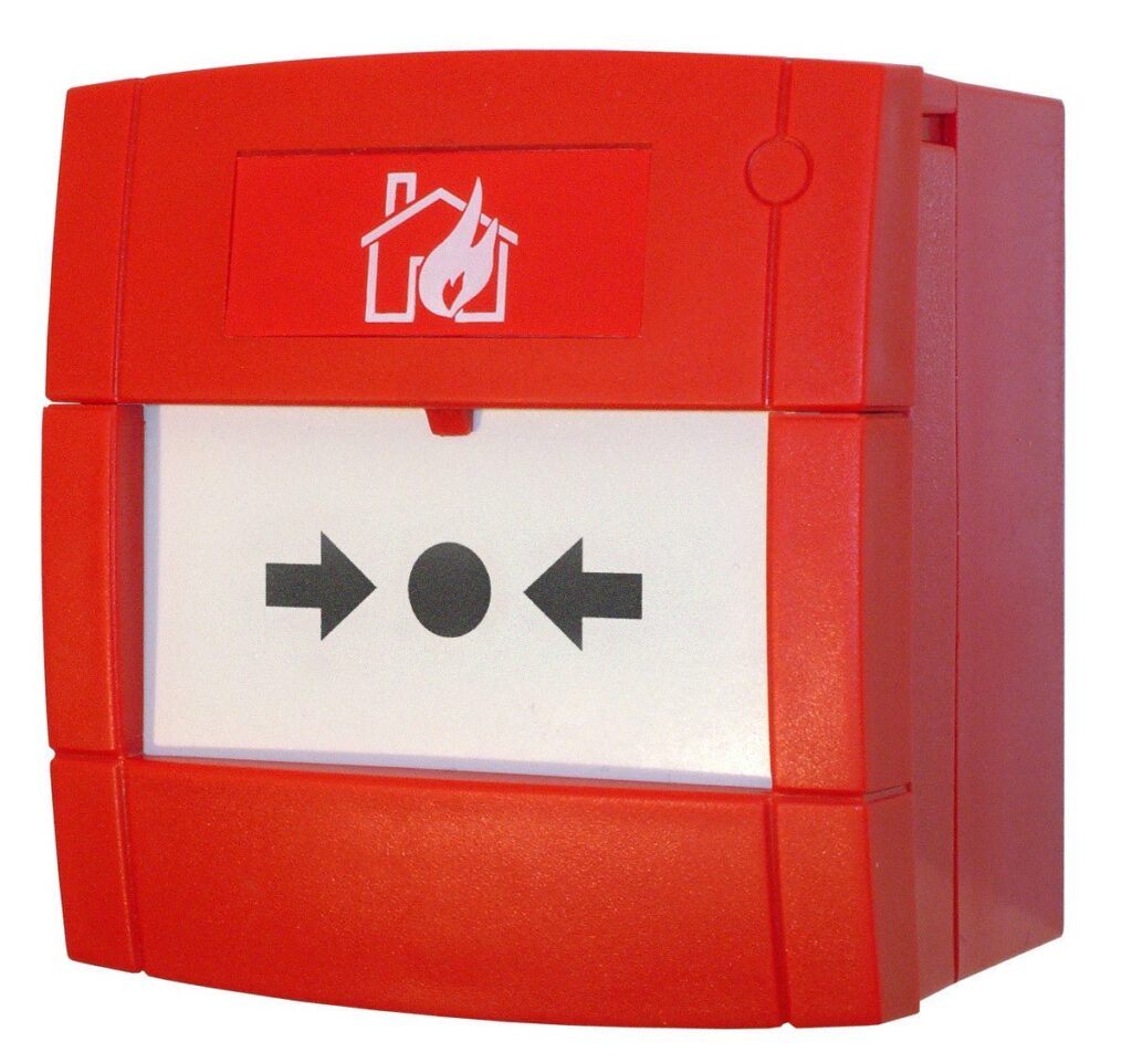 Conventional Manual Call Point with Glass Element (with back box ...